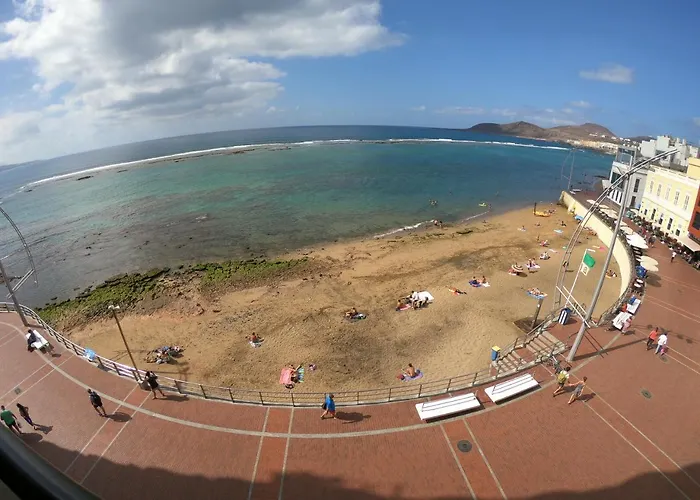 En Plena Playa De Canteras
